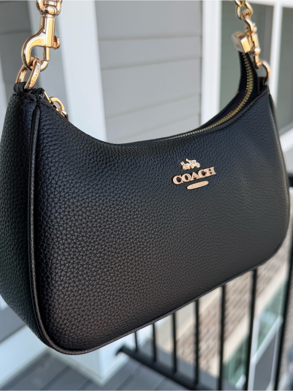 Coach Black Teri shoulder bag - Picture 3 of 8